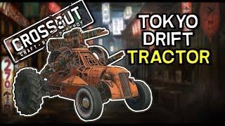 Crossout -- Tokyo Drift Tractor -- Triple Synthesis Low PS Micro Build