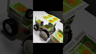 How to make tractor with matchbox #shorts