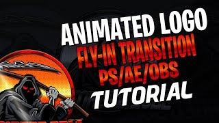 After Effects/OBS Tutorial - Animated Logo Transition (NO PLUGINS) EASY!