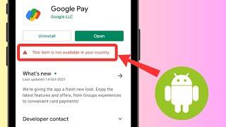 How To Fix This item Isn't Available In Your Country Play Store On Android (2024)
