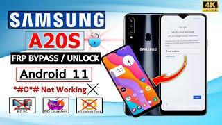 Samsung A20s FRP Bypass Android 11 2024 Without Pc  Samsung Sm-A207F/DS Google Account Remove #2024