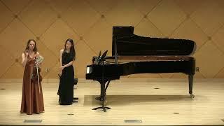 Tiffany Steinweg, Violin and Chuwen Wang , Collaborative Piano; Starts on 02/23/2025 @12PM AZ TIme