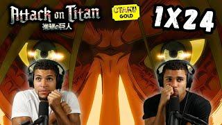 EREN vs. ANNIE!!! | ATTACK ON TITAN 1x24 REACTION! | *New Anime Fans*