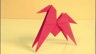 Preschool craft paper horse easy, Origami horse, Horse craft, How to make origami horse