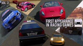 First Appearance of Cars in Racing Games (Volume 2)