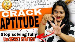 Study only these topics to clear APTITUDE ROUND in SMART way(தமிழ்) APTITUDE PREPARATION GUIDE