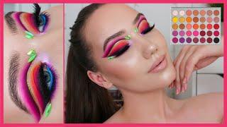 COLOURFUL FUN LOOK USING MORPHE x JACLYN HILL VOL 2 | MAKEMEUPMISSA