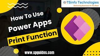 Print Screen in Power Apps | Power Apps Print() Function | How to Use Print Function in Power Apps