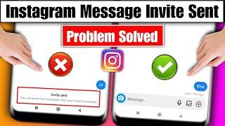instagram invite sent problem | instagram invite message problem | instagram invitation sent problem