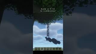 Minibuild 48 | Tree swing #minecraft #minecraftminibuild