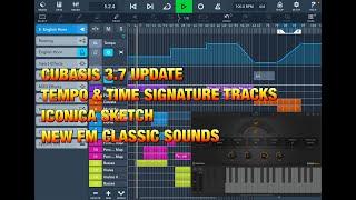 CUBASIS 3.7 - Epic New Update - Tempo & Time Tracks - Iconica Sketch Orchestral Instrument