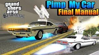 MOD PIMP MY CAR  FINAL MANUAL 2018 | GTA SAN ANDREAS