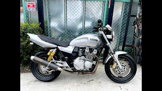 YAMAHA XJR400R 4HM 後期/WR’S製スリップオンマフラーカーボンサイレンサー装備