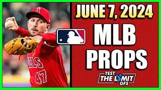 (3-0 RUN!) BEST MLB PLAYER PROP PICKS | Friday 6/7/2024 | Prizepicks Props Today!