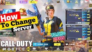 How To Change Server In Call Of Duty Mobile | Choosing Asian Servers in codm