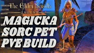 AWESOME MAG SORCERER DPS PVE PET BUILD FOR NEW PLAYERS | Elder Scrolls Online