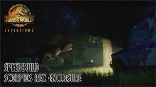 SCORPIOS REX ENCLOSURE BUILD | Jurassic World Evolution 2