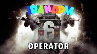 Rainbow Six Siege// Random Operator Challenge