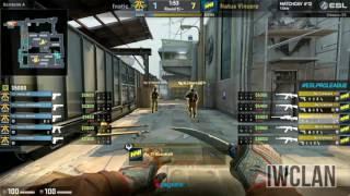 CS:GO Fnatic vs. NaVi [Train] - Guardian insane wallbang on Olofmeister