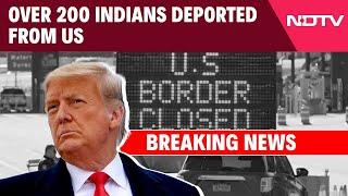 Indians Deported From US | US Deports 205 Indian Migrants Amid Trump's Border Crackdown