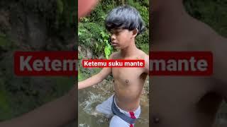 Parco outdoor ketemu suku mante(teman kita) #shorts #sukumante #camping #campinglife