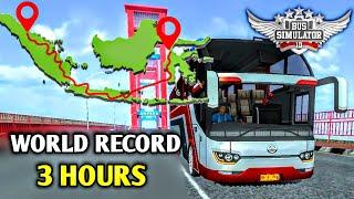 Longest BUSSID Gameplay! WORLD RECORD* on Mobile | Bus Simulator Indonesia by Maleo