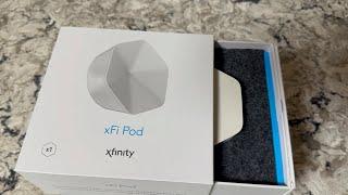 Xfi pod WiFi extender install and setup to increase internet strength.