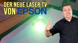 BRANDNEU!!! Epson EH-QS100 Laser TV überrascht mit top aktuellen High End Features und viel Licht!