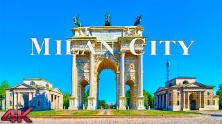 Milan City Italy In 4k UHD - Drone Aerial Relaxation Film, Calming Music, Stunning  Views