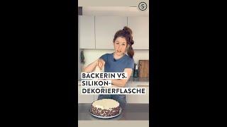 Bäckerin vs. Silikon-Dressierflasche von «Die moderne Hausfrau»