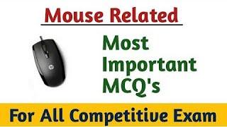 computer mouse MCQ, know about mouse