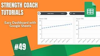 Google Sheets Dashboard | Strength Coach Tutorials | Athlete Monitoring