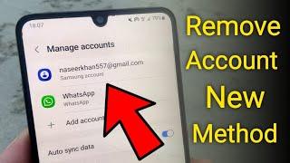 How to Remove Samsung Account without Password. All Samsung Android 9,10,11,12,13,14