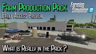 First Look At The New Farm Production Pack Dlc For Farming Simulator 22 