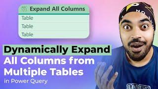 Dynamically Expand All Columns from Multiple Tables in Power Query