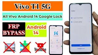 Android 14 : Vivo T1 / T1 Pro / Y200 / Y200e 5G Android 14 FRP ( Google Lock ) Bypass without PC |