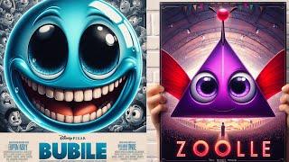 AI Pixar Movie Posters for The Amazing Digital Circus (ai being wild) 