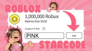 how to get a ROBLOX STARCODE! || mxddsie 