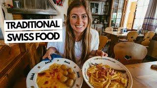 We Tried Traditional Swiss Food! Fondue, Raclette, Rösti, Älplermagronen(Swiss Mac & Cheese) + More!