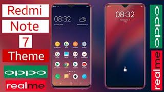 Redmi Note 7 Theme for all Oppo & Realme.