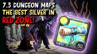 Best Solo Silver In Red Zone?! 50x 7.3 Dungeons | Albion Online | 5M Silver Giveaway