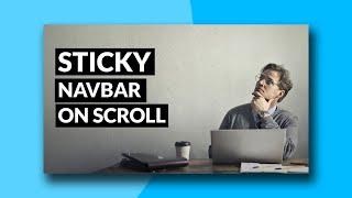 Animated Sticky Navbar with Smooth Scroll