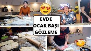 EVDE OCAK BAŞI GÖZLEMEKAYINVALİDEME ÇITIR ÇITIR GÖZLEME YAPIYORUM️⎢ALMANCILAR