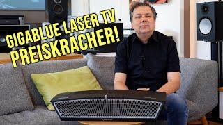 4K Kino zum Knallerpreis! GigaBlue Laser TV 3C - RGB Laser-Lichtkanone mit 3.000 ANSI Lumen