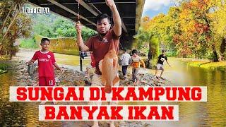 #vlog  MUSIM HUJAN DI KAMPUNG BANYAK IKAN DI SUNGAI AUTO MANCING #prtvofficial