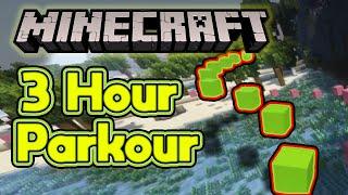 3 Hour Parkour with Shaders in Minecraft (No Falls, Relaxing, Sleep)