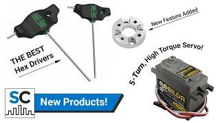 New Products: Our Favorite Hex Keys and a 5-Turn High Torque Servo