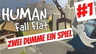 Zwei Dumme ein Spiel #1 - Human Fall Flat - Deutsch German - Xbox One - Gameplay - Koop