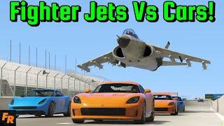 Fighter Jets Vs Cars! - Gta 5 Mods