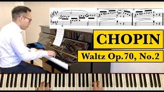 Frederic Chopin: Waltz in F Minor Op. 70, No. 2 [Piano Tutorial]